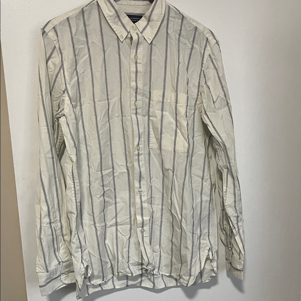 Club Monaco Stripe Button Down